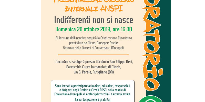 presentazione sussidio invernale anspi comitato conversano monopoli